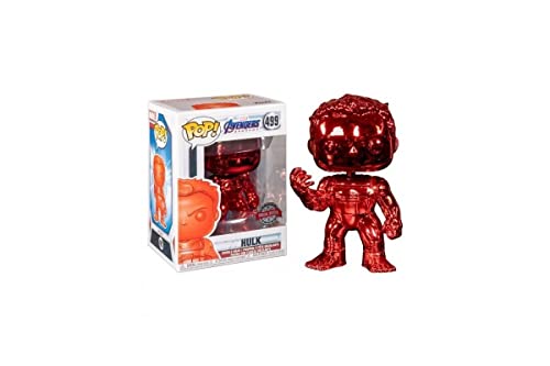 Funko POP! Marvel Avengers Endgame Hulk 499 Red Chrome Edition
