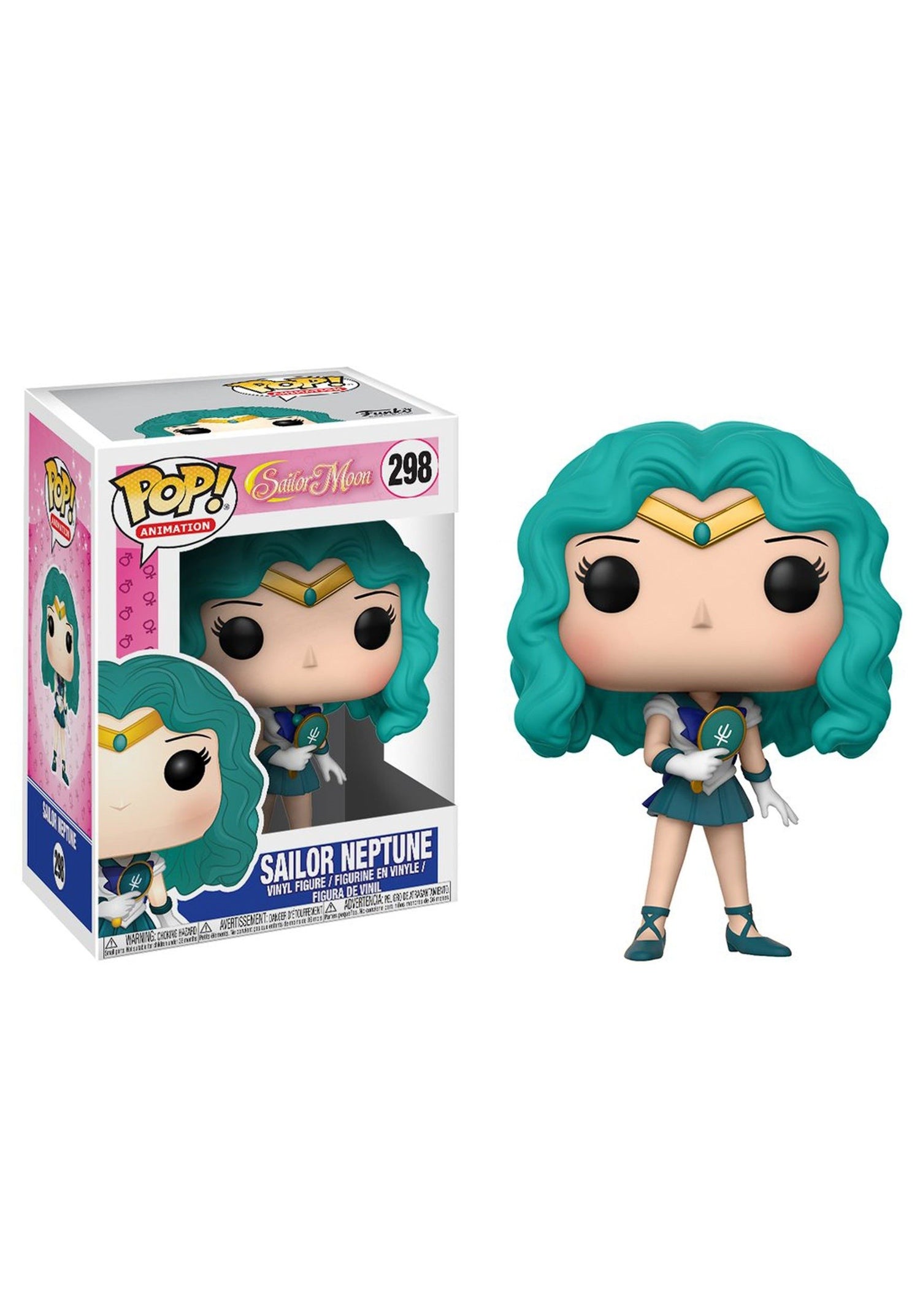 Funko Pop Animation: Sailor Moon - Sailor Neptune Collectible Vinyl Figure 298
