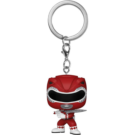 Funko POP! Power Rangers Red Ranger Keychain | POP SCV