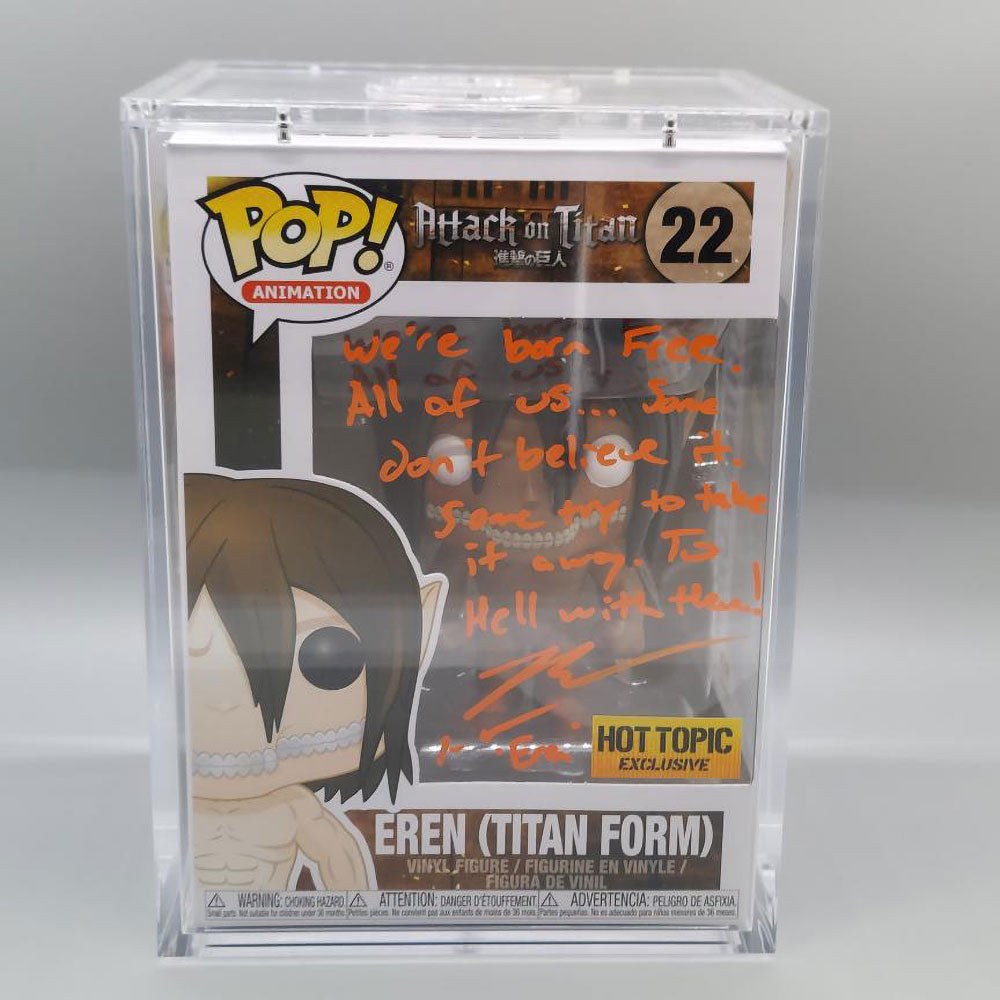 Funko POP! Signature Series Attack on Titan Eren (Titan Form) 22 (Hot Topic Exclusive) PSA 2C88419
