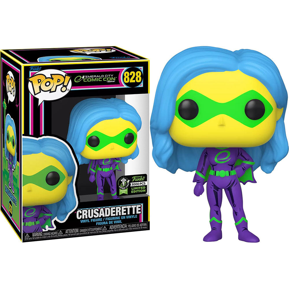 Funko POP! Emerald City Comic Con Crusaderette 828 (Blacklight Reactive) (LE 3000)