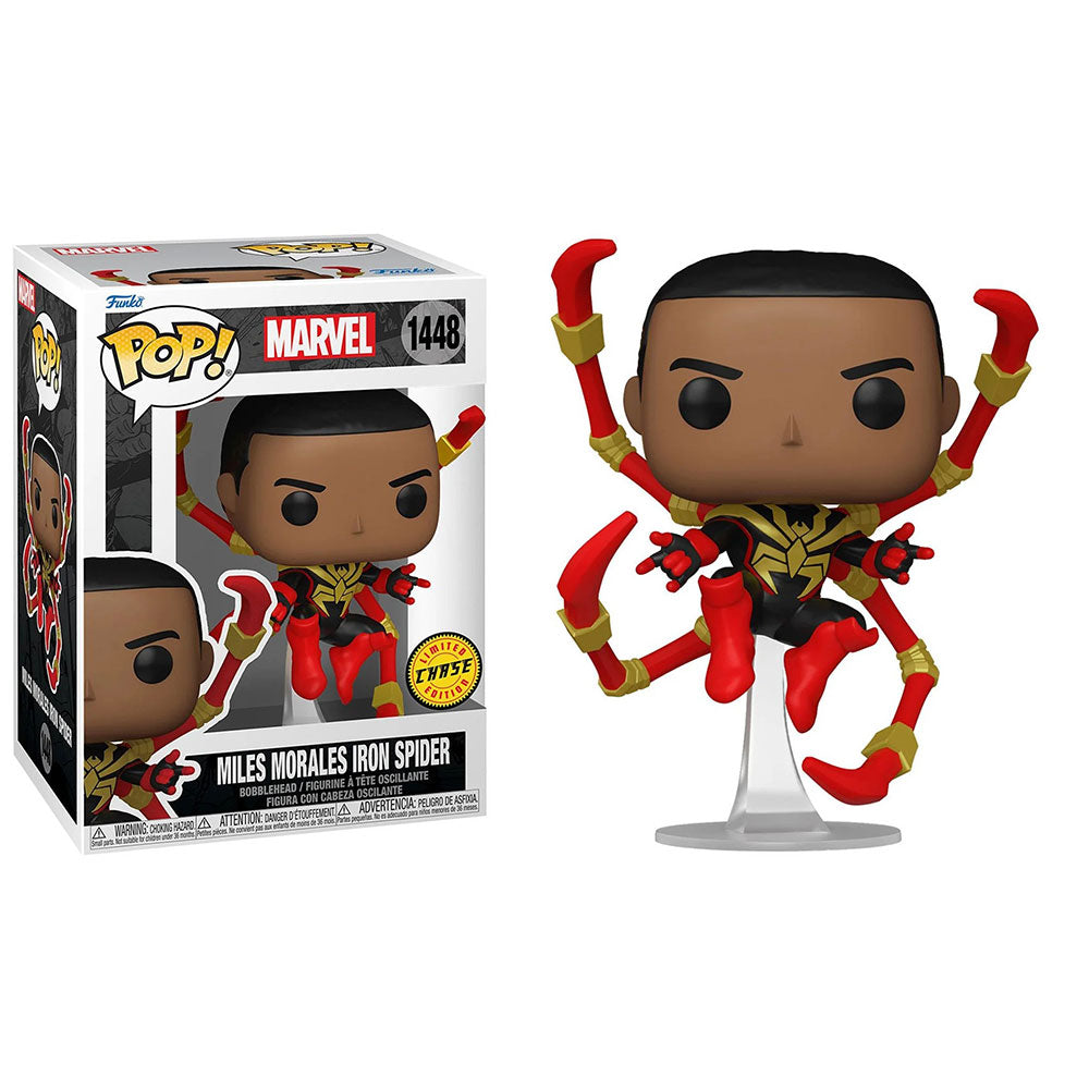 Funko POP! Marvel Spiderman Miles Morales Iron Spider 1448 (Chase)