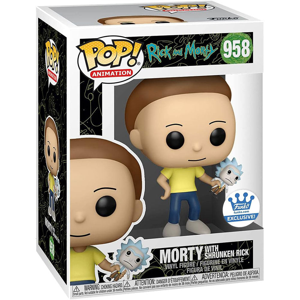 Funko POP! Rick and Morty Morty with Shrunken Rick 958