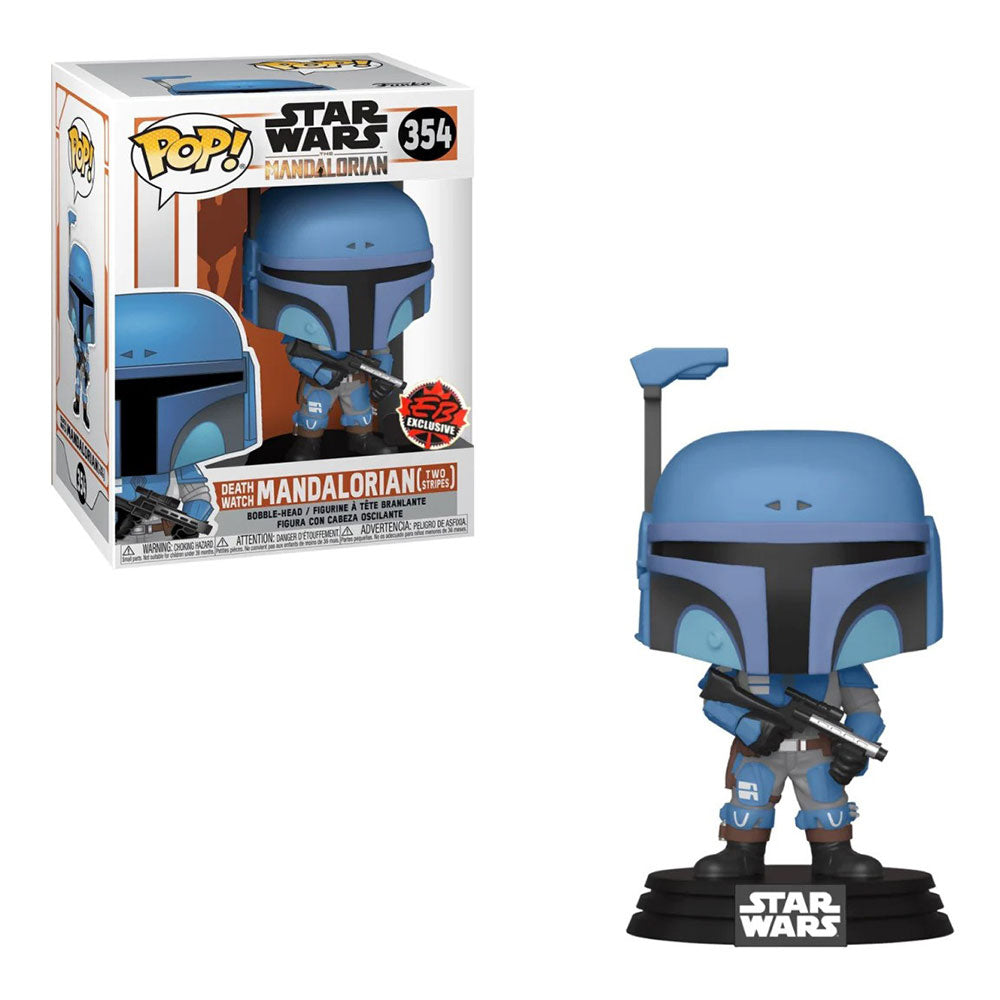 Funko POP! Star Wars The Mandalorian Death Watch Mandalorian (Two Stripes) 354