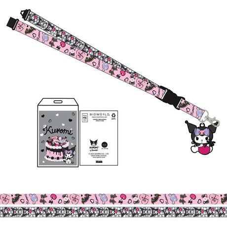Hello Kitty and Friends Kuromi Cherries and Cookies Lanyard | POP SCV