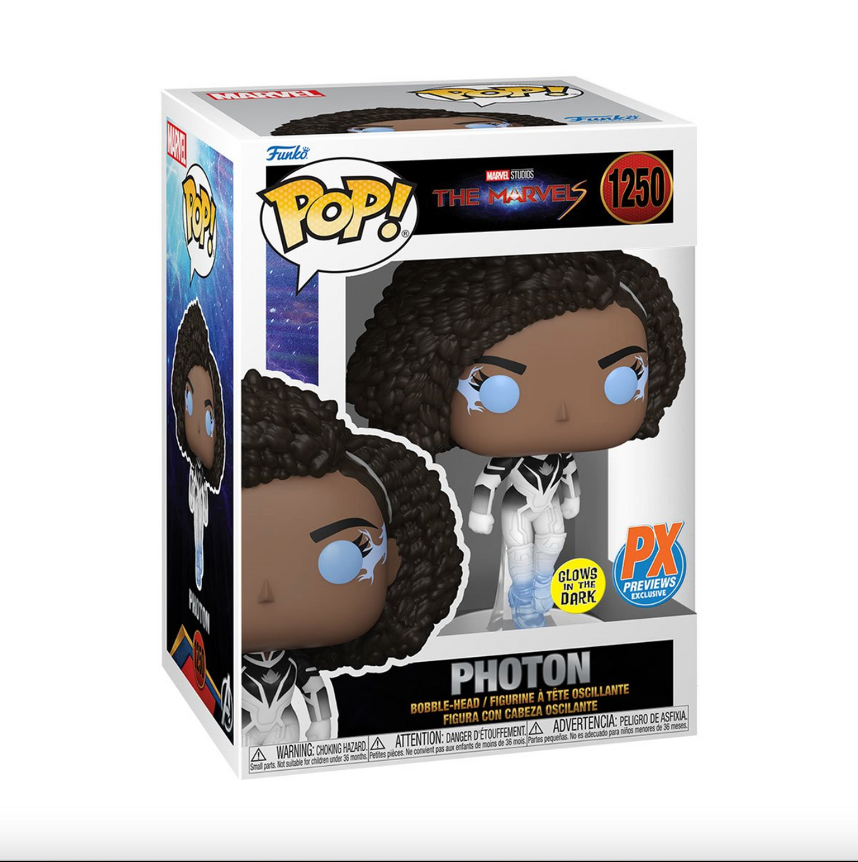 Funko POP! Marvel The Marvels Photon 1250 (GITD)