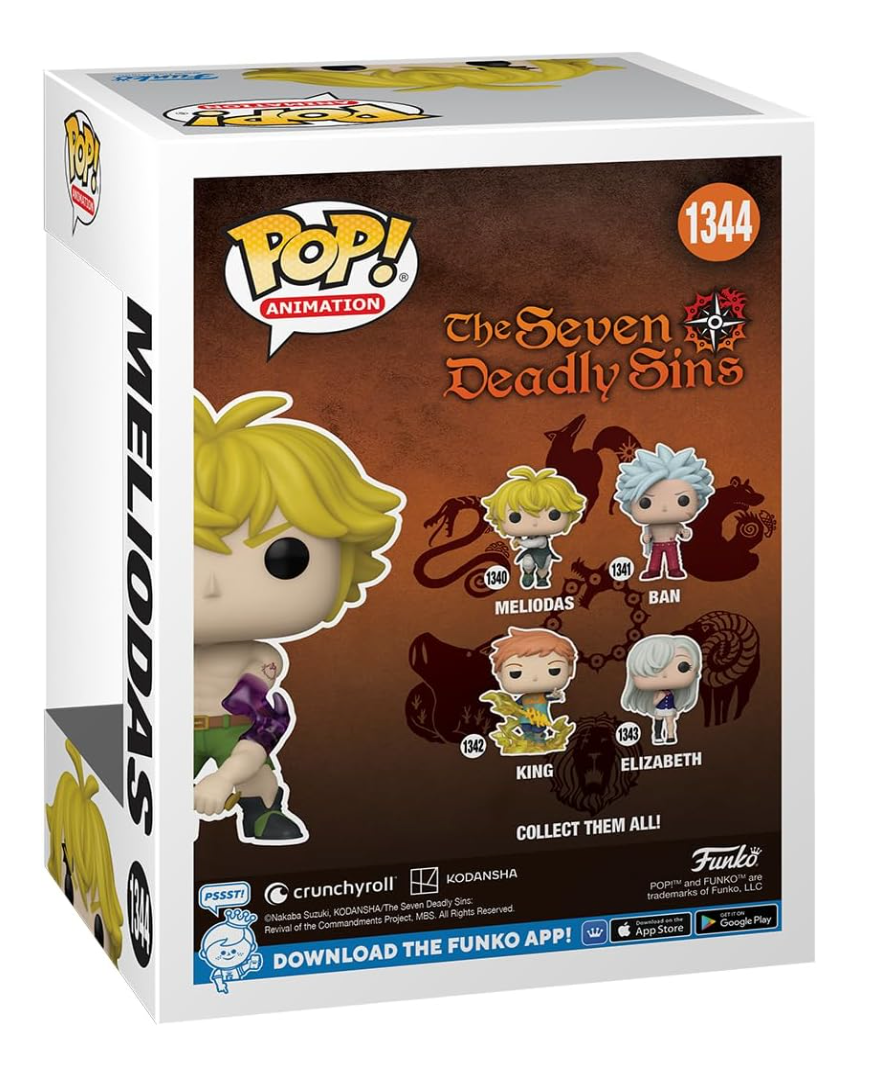 Funko POP! The Seven Deadly Sins Meliodas (Demon Mode) 1344