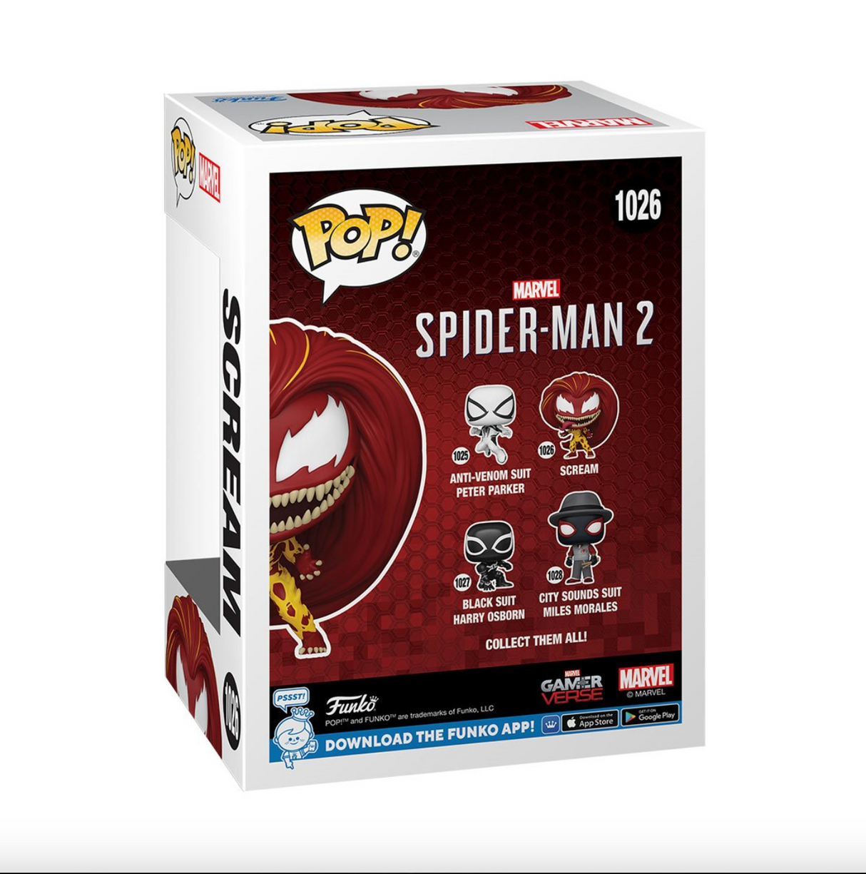 Funko POP! Marvel Spiderman 2 Scream 1026