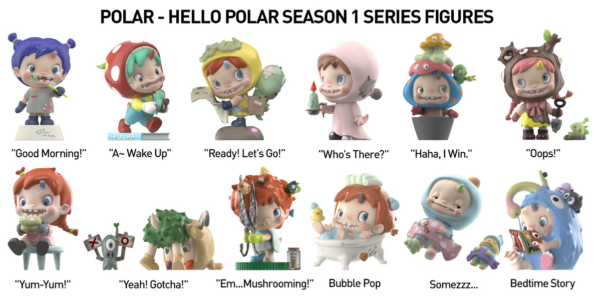 POP MART POLAR HELLO POLAR Season 1 Series (One at Random)