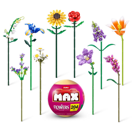 Zuru Max Premium Flowers Building Bricks Collection