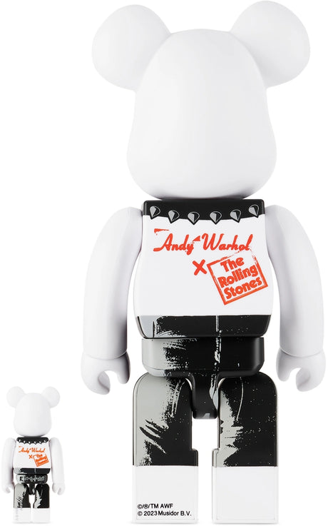 Bearbricks Andy Warhol X The Rolling Stones Sticky Fingers 100% & 400%