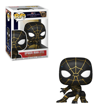 Funko POP! Spider-Man No Way Home Spider-Man Black & Gold 911 POP SCV