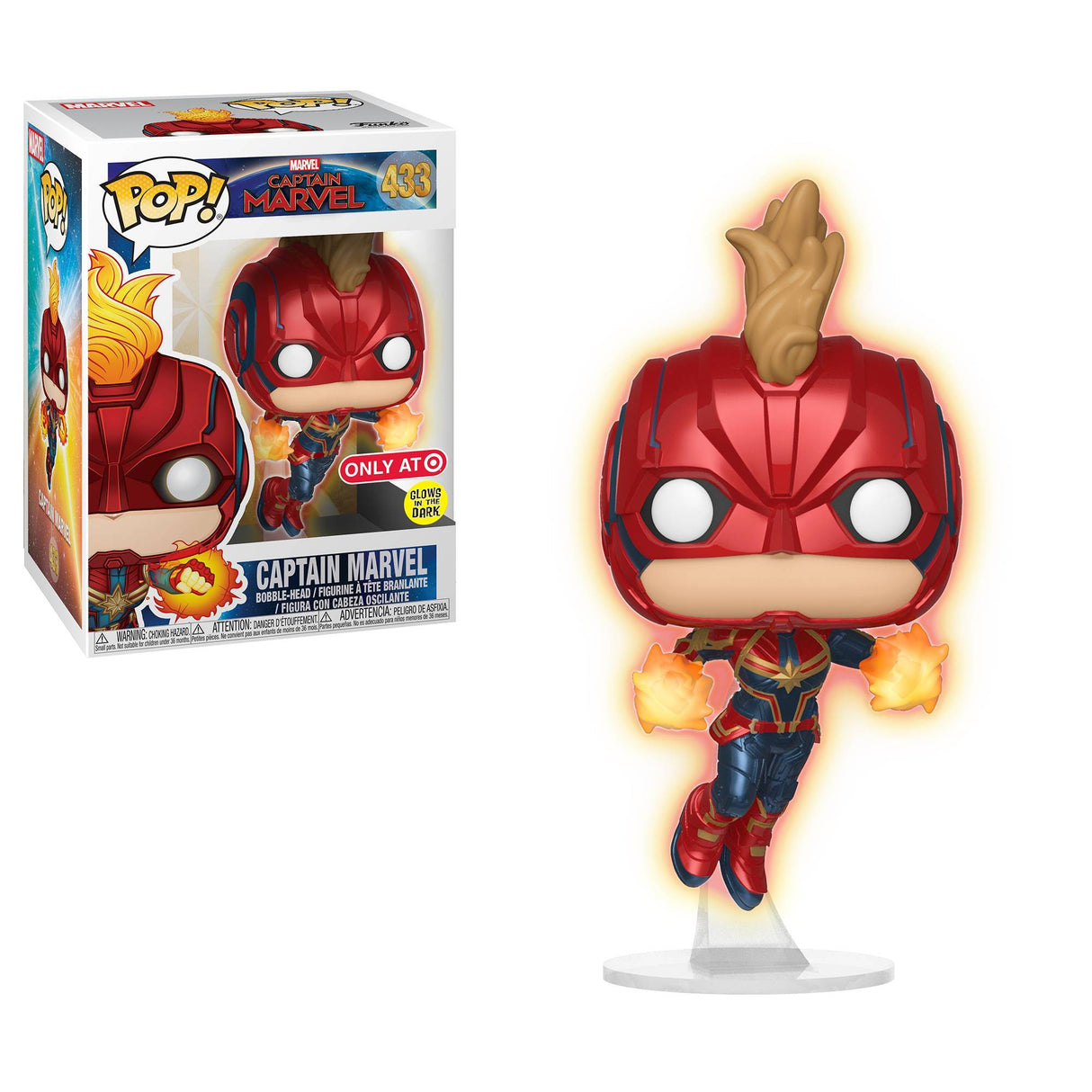 Funko POP! Marvel Captain Marvel Captain Marvel 433