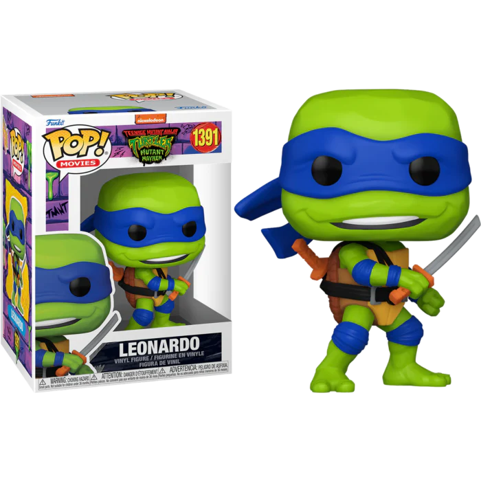 Funko POP! TMNT Mutant Mayhem Leonardo 1391 POP SCV