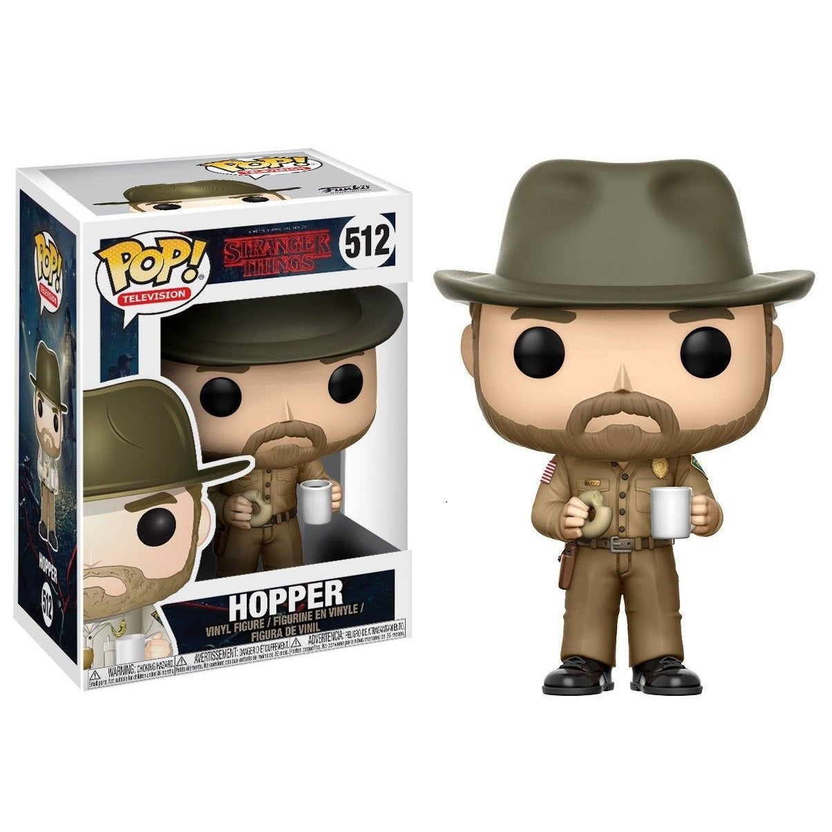 Funko POP! Stranger Things Jim Hopper w/Donut 512