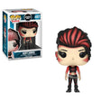 a pop vinyl figure of a woman with red hair