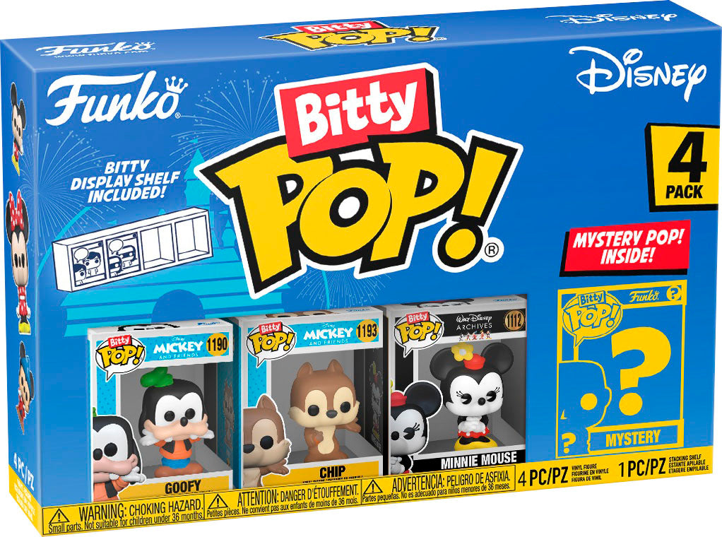 Funko POP! Disney Goofy Bitty Pop 4 Pack POP SCV