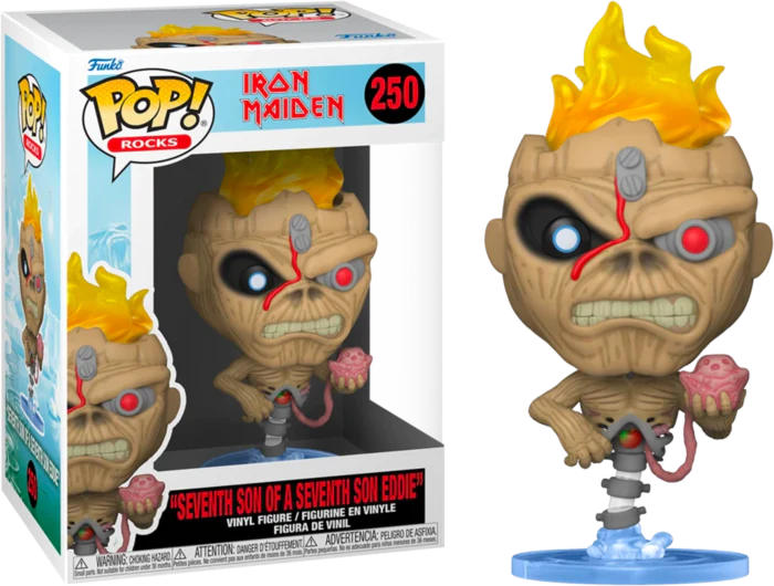 Funko POP! Iron Maiden ‚ÄúSeventh Son of a Seventh Son Eddie‚Äù 250 POP SCV