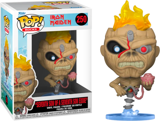 Funko POP! Iron Maiden ‚ÄúSeventh Son of a Seventh Son Eddie‚Äù 250 POP SCV