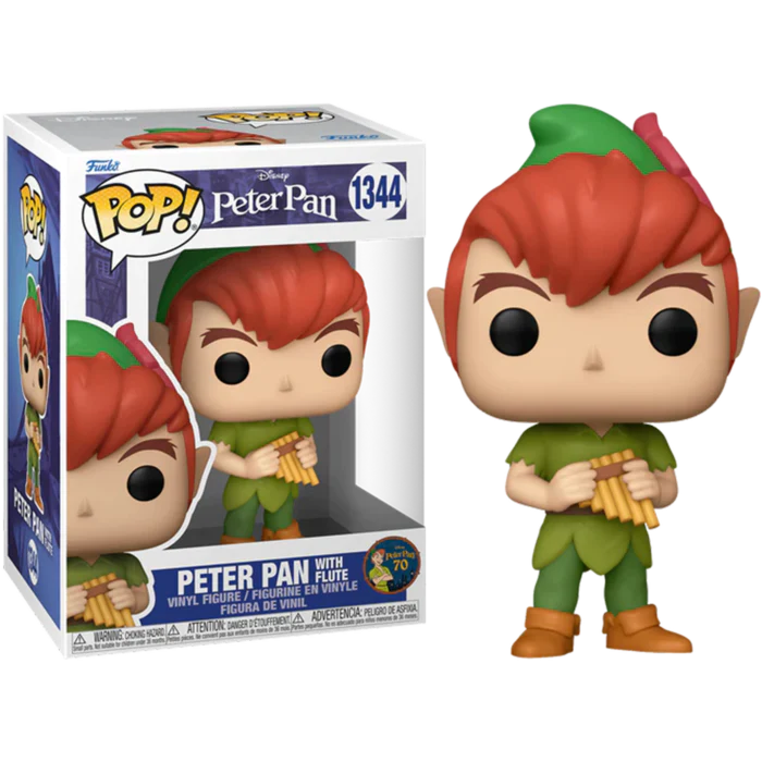 Funko POP! Peter Pan Peter Pan with Flute 1344 POP SCV