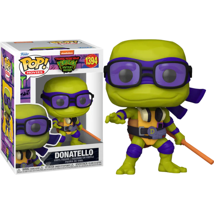 Funko POP! TMNT Mutant Mayhem Donatello 1394 POP SCV