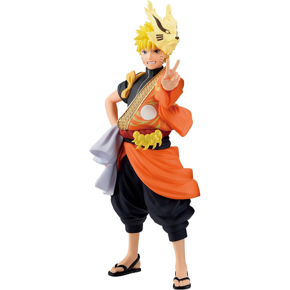 Banpresto Naruto Shippuden 20th Anniversary Naruto Uzamaki Costume Figure