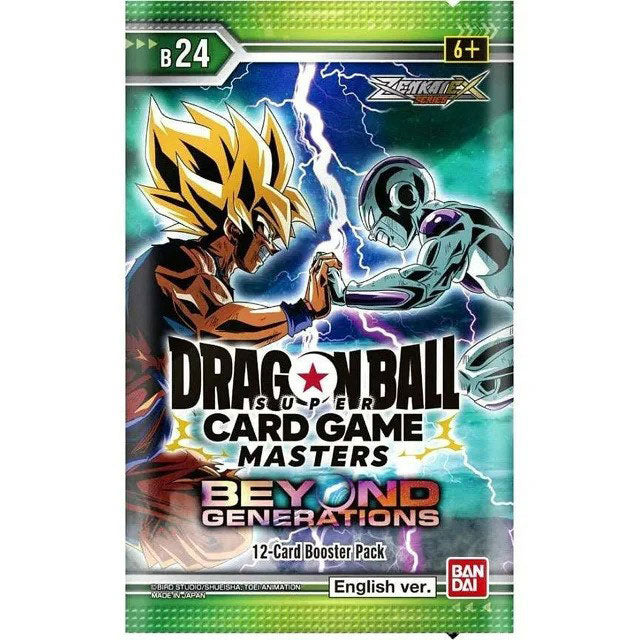 Dragonball Super Card Game Masters Beyond Generations Booster Pack (12 Cards)