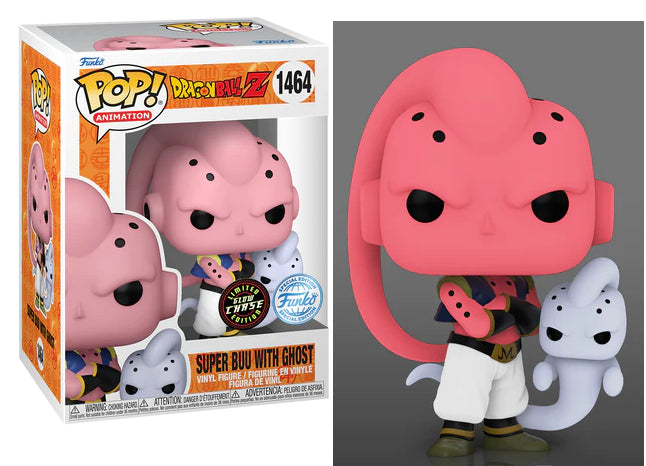 Funko POP! Dragon Ball Z Super Buu with Ghost 1464 (GITD Chase)