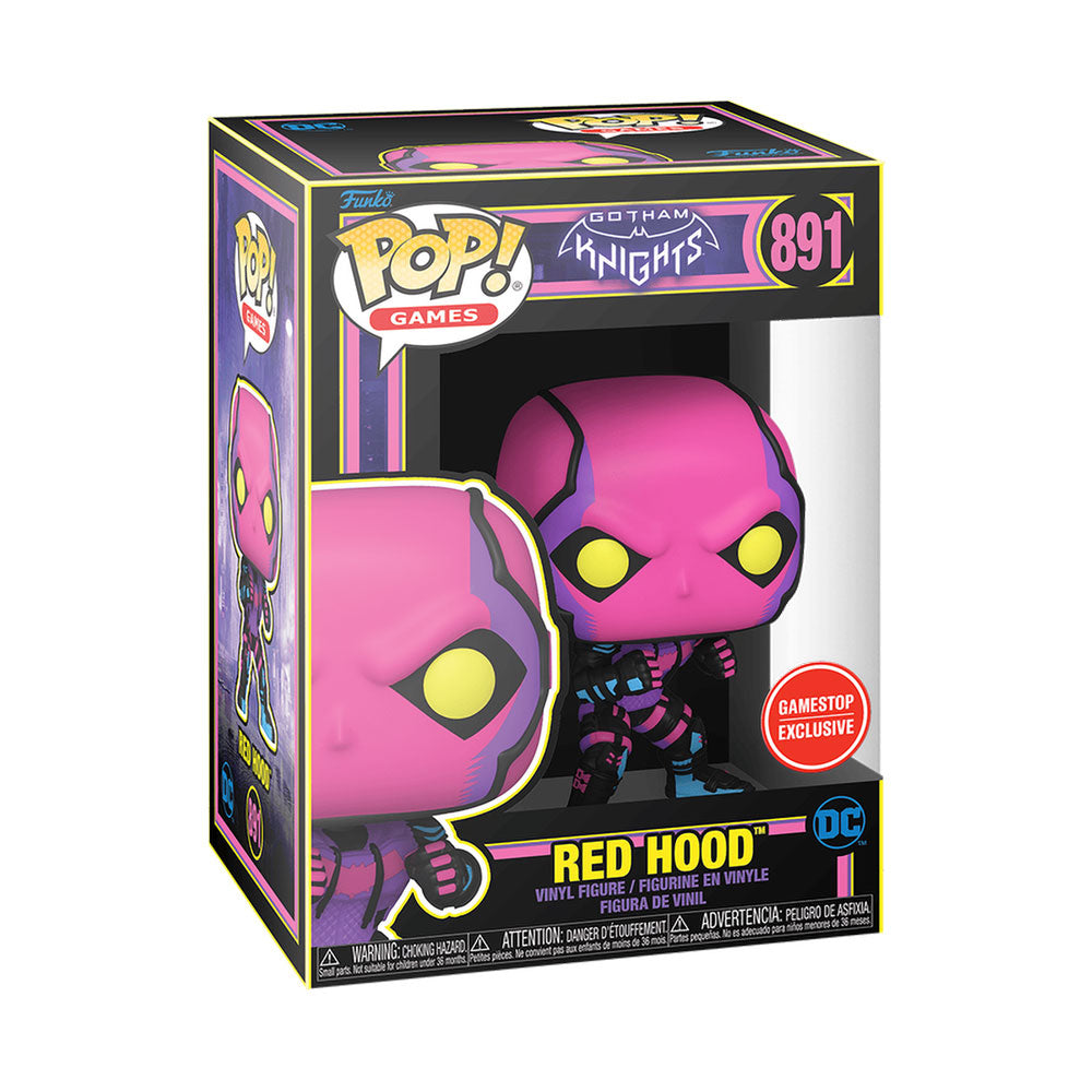 Funko POP! DC Gotham Knights Red Hood 891 Black Light