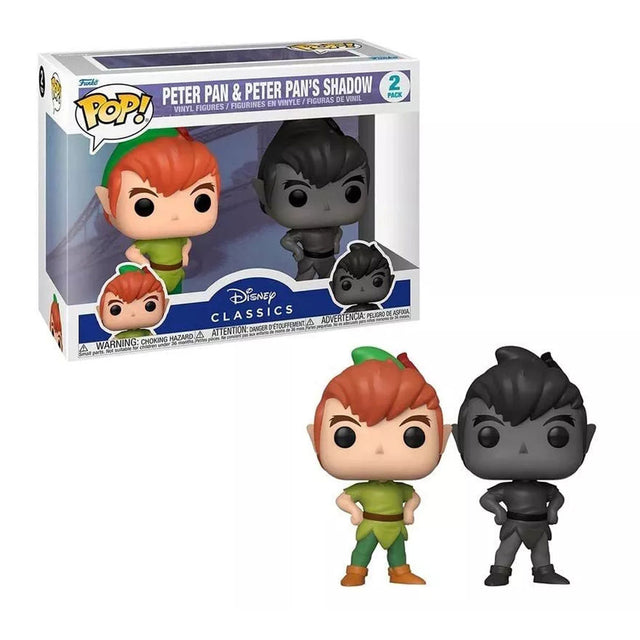 Funko POP! Disney Classics Peter Pan & Peter Pan's Shadow 2 Pack | POP SCV