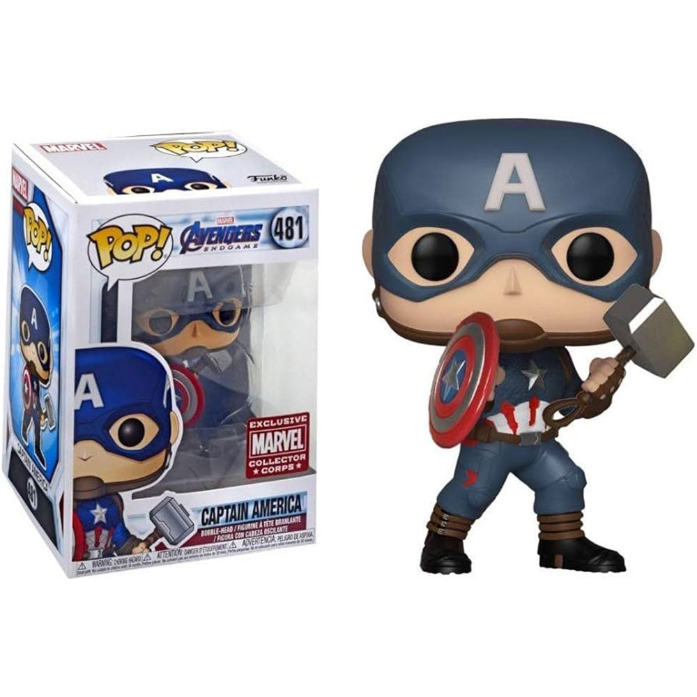 Funko POP! Marvel Avengers Endgame Captain America 481 | POP SCV