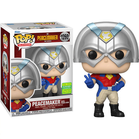 Funko POP! Peacemaker The Series Peacemaker with Peace Sign 1260 | POP SCV