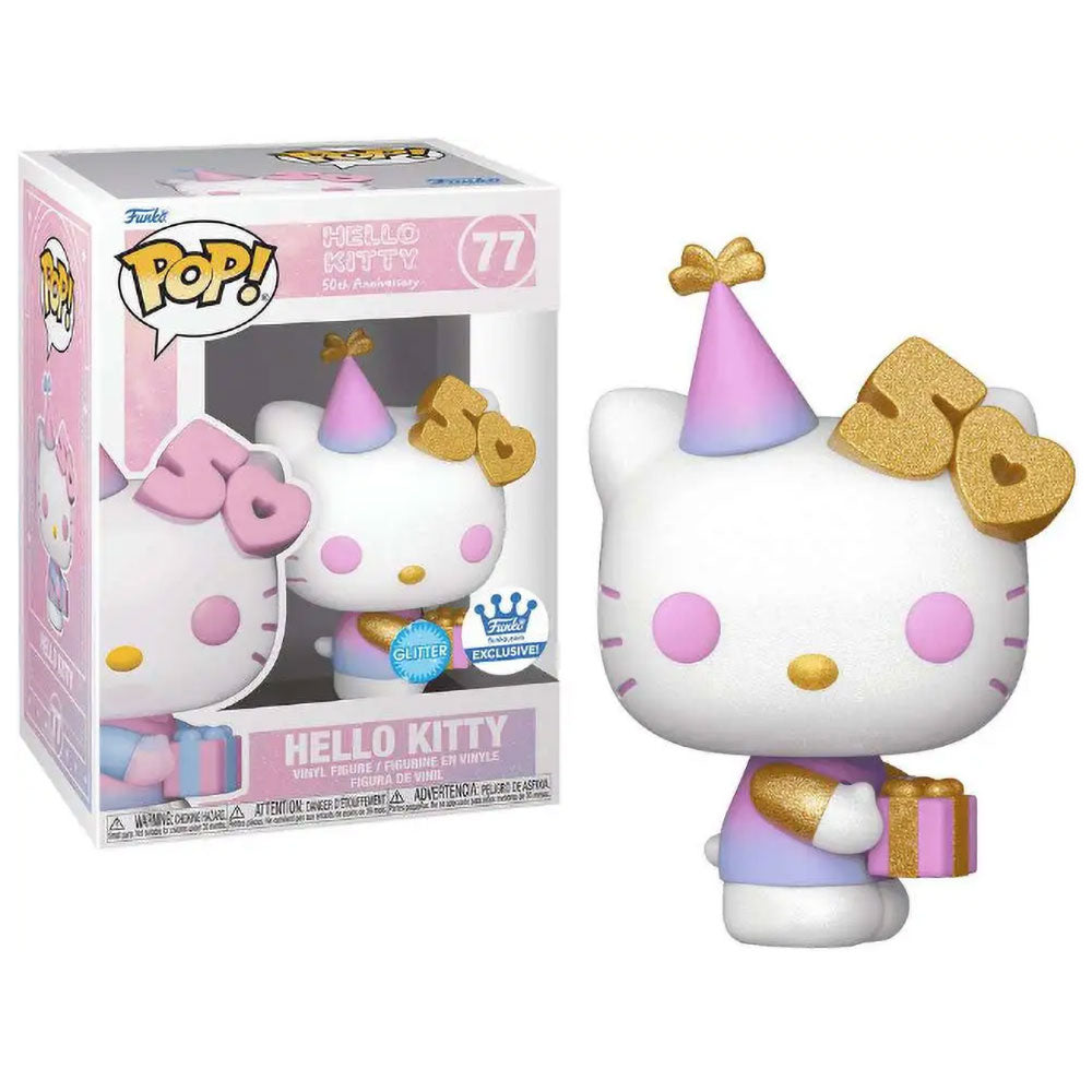 Funko POP! Sanrio Hello Kitty with Present (Glitter) 77 | POP SCV