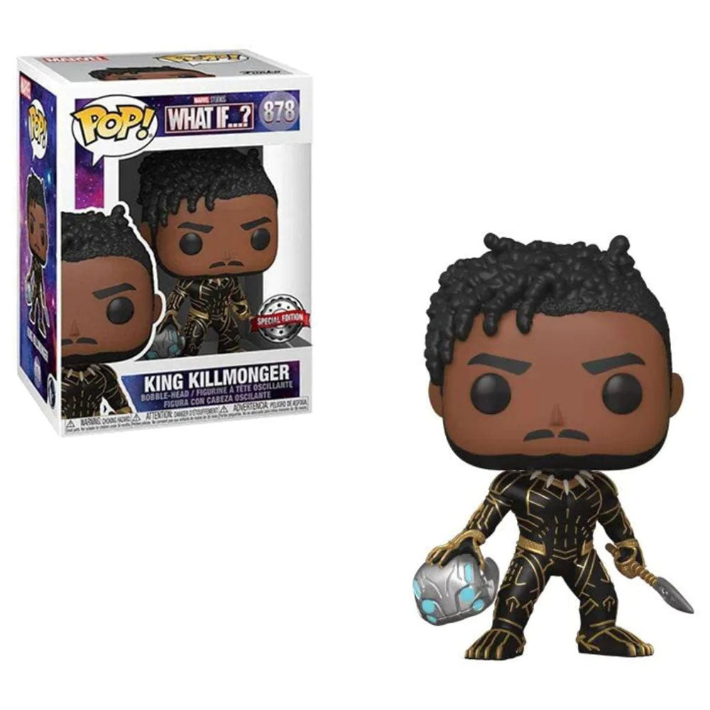 Funko POP! What If...? King Killmonger 878 | POP SCV