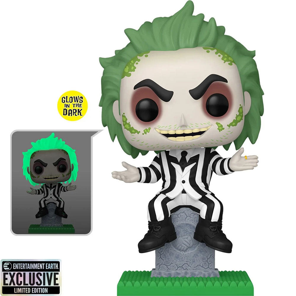 Funko POP! Beetlejuice on Tombstone 1757 (GITD)