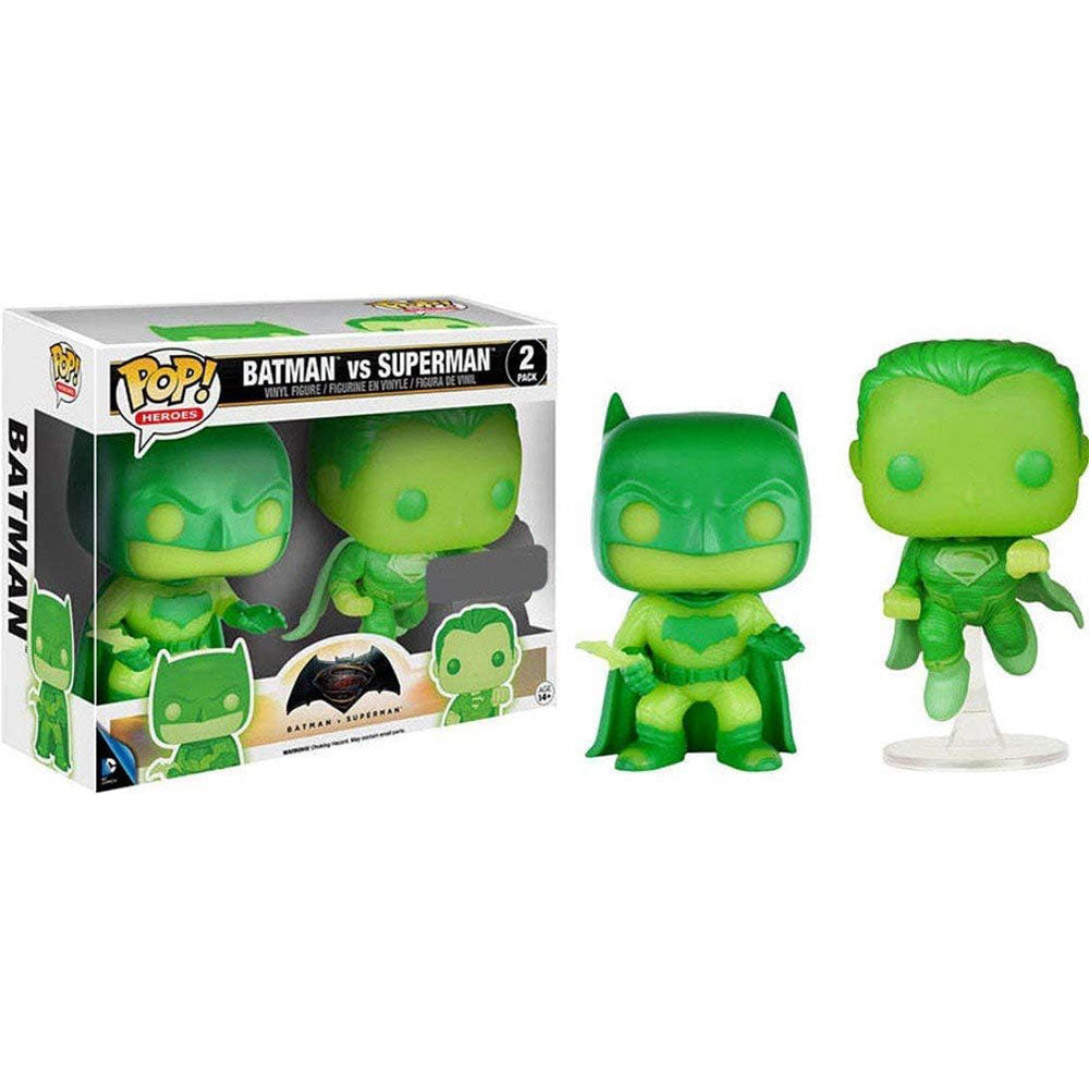 Funko POP! DC Batman Vs. Superman 2 Pack (GITD)