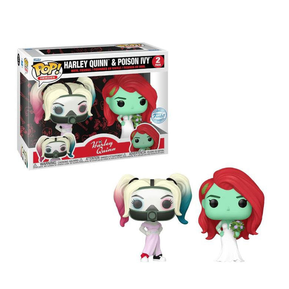 Funko POP! DC Harley Quinn and Poison Ivy Wedding 2 Pack