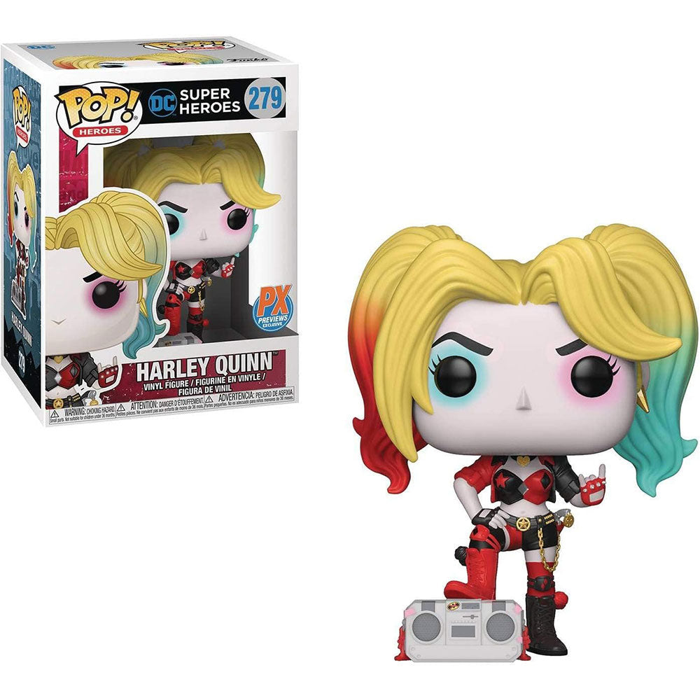 Funko POP! DC Super Heroes Harley Quinn (with Boombox) 279