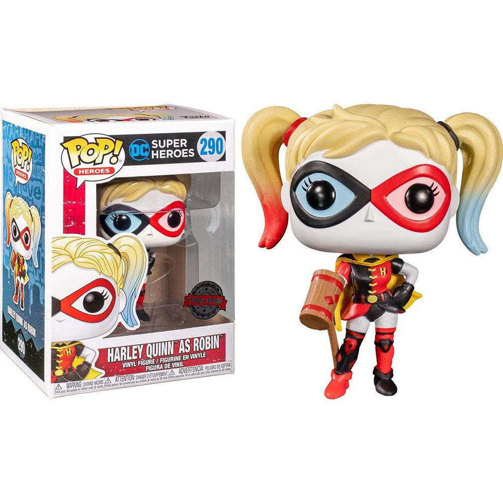 Funko POP! DC Super Heroes Harley Quinn as Robin 290