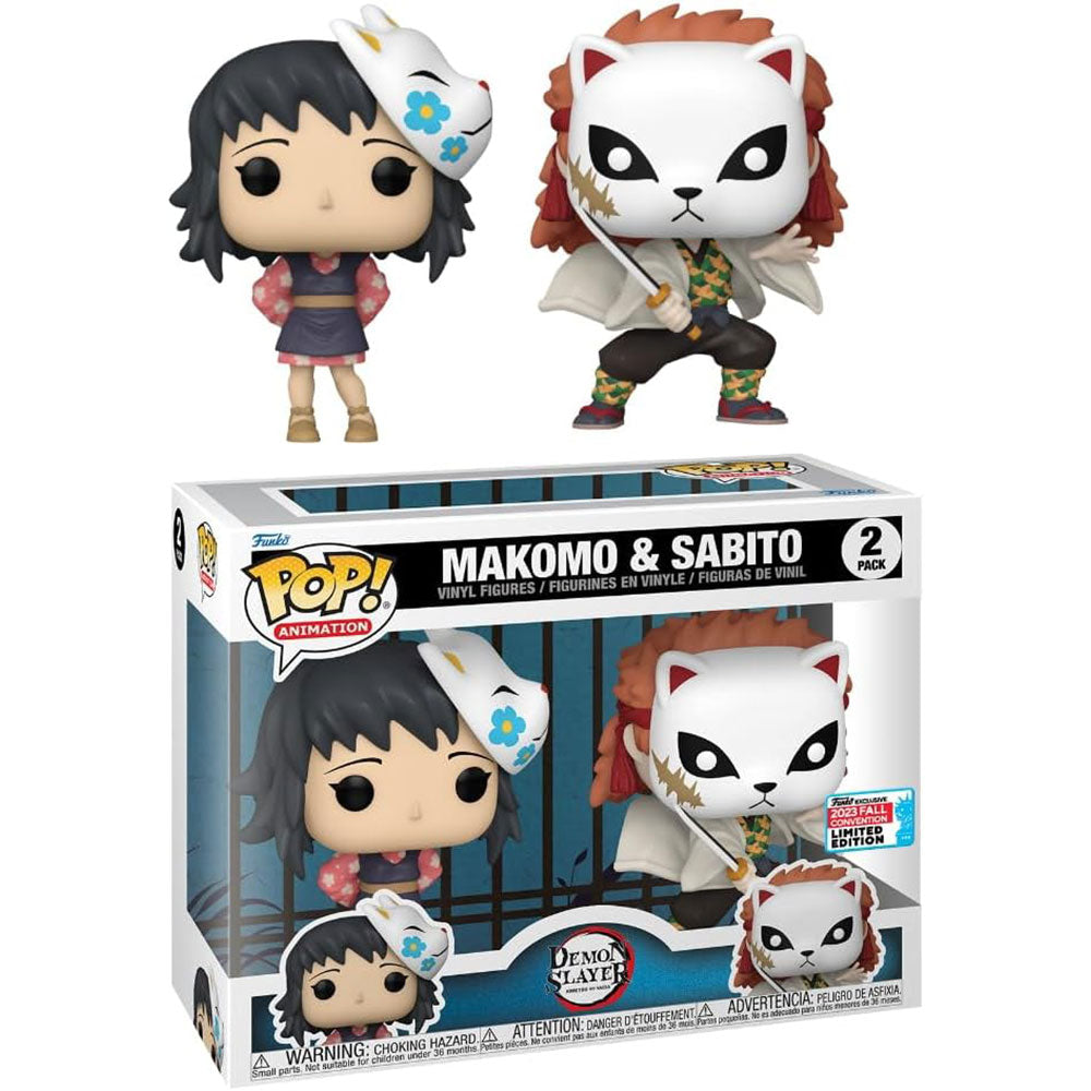 Funko POP! Demon Slayer Makomo and Sabito 2 Pack