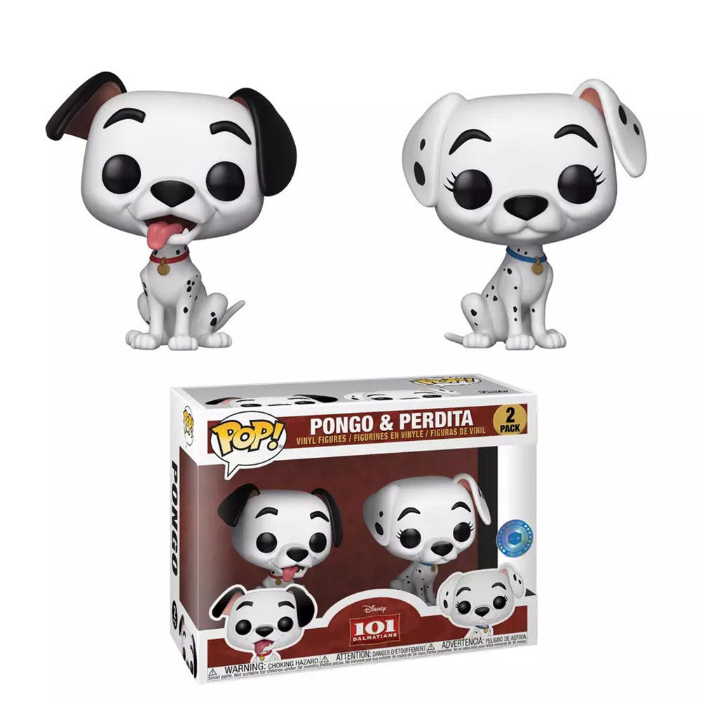 Funko POP! Disney 101 Dalmatians Pongo and Perdita 2 Pack