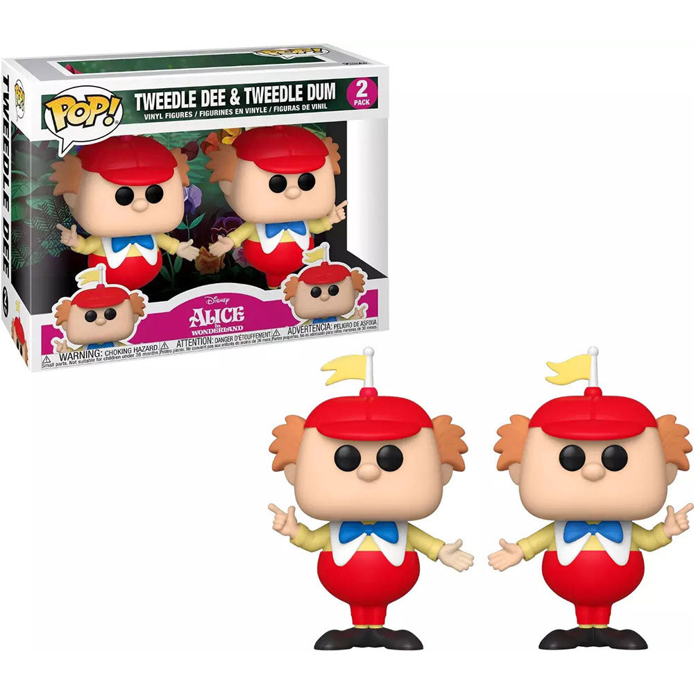 Funko POP! Disney Alice in Wonderland Tweedle Dee and Tweedle Dum 2 Pack