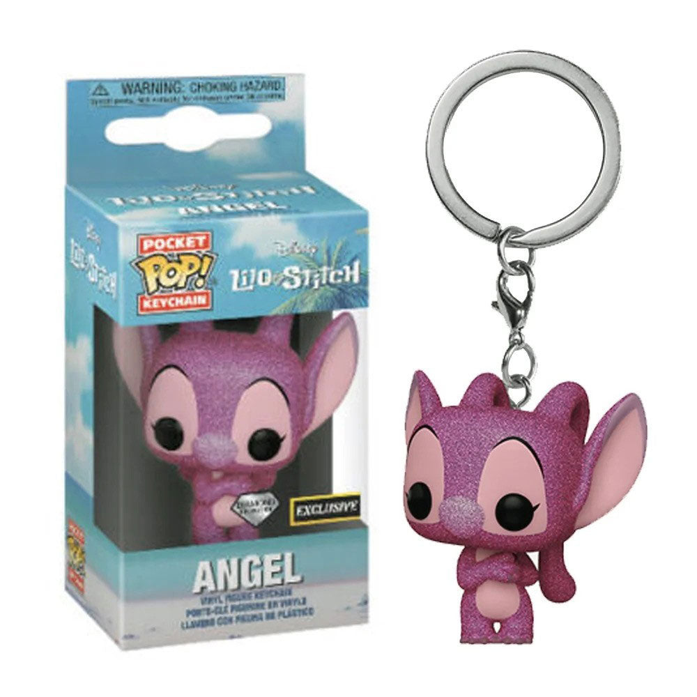 Funko POP! Disney Lilo and Stitch Angel Keychain (Diamond)