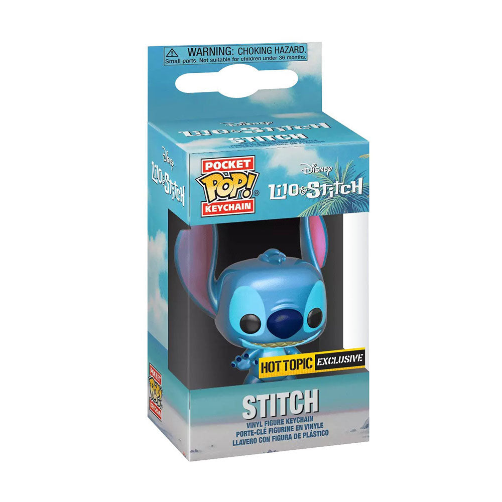 Funko POP! Disney Lilo and Stitch Stitch (Metallic) Keychain