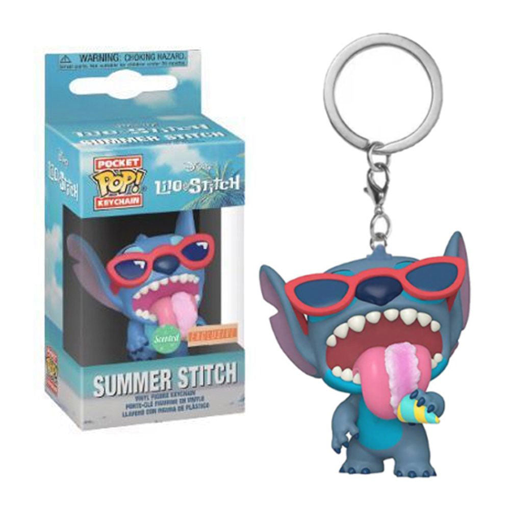 Funko POP! Disney Lilo and Stitch Summer Stitch Keychain (Scented)