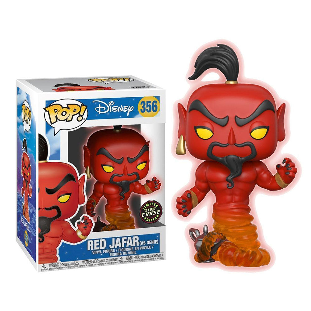 Funko POP! Disney Red Jafar (As Genie) 356 (GITD Chase)