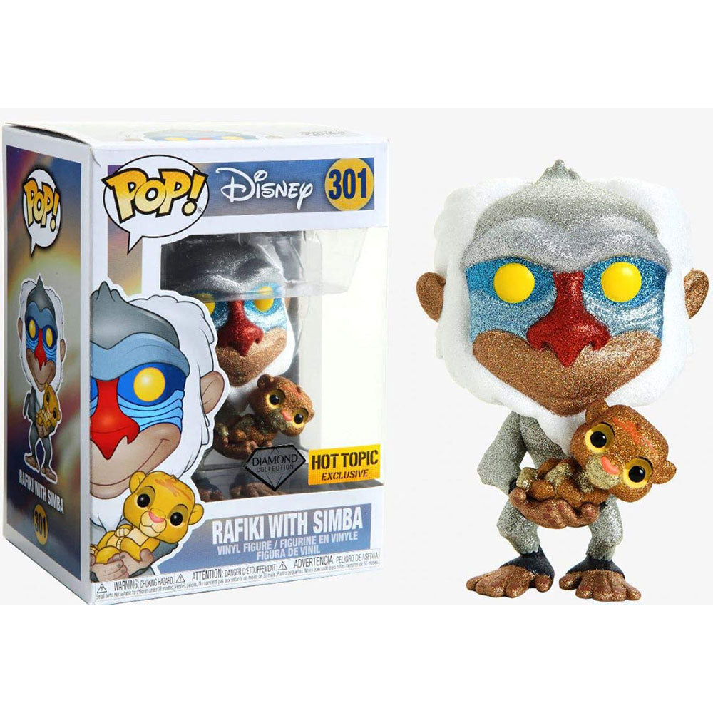 Funko POP! Disney The Lion King Rafiki with Simba 301 (Diamond)