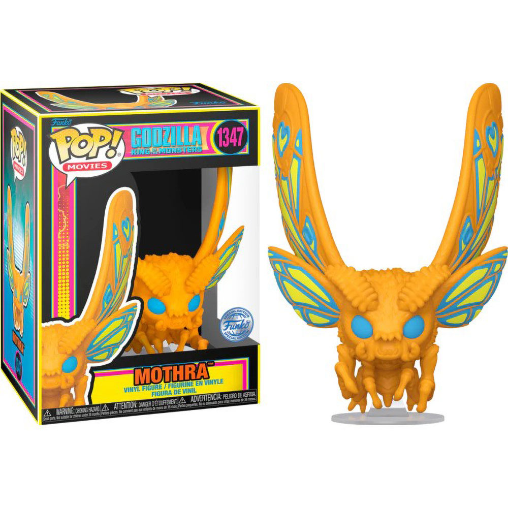 Funko POP! Godzilla King of the Monsters Mothra 1347 (Blacklight Reactive)