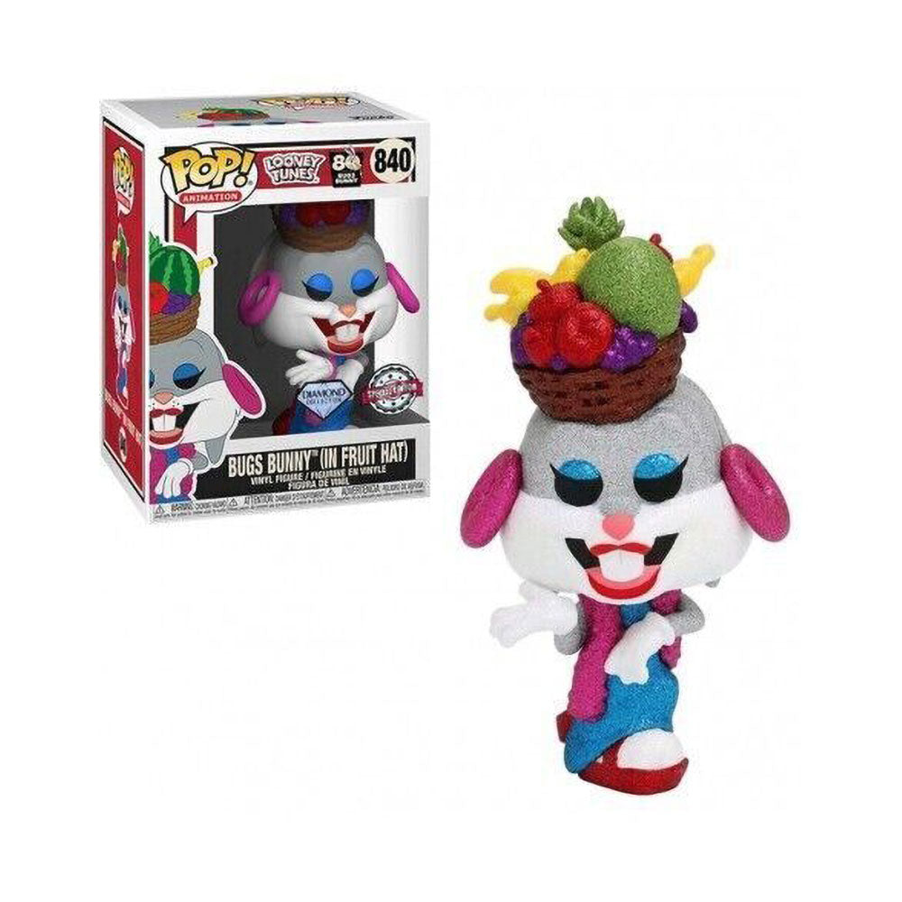 Funko POP! Looney Tunes Bugs Bunny (In Fruit Hat) Diamond Collection Special Edition Sticker 840