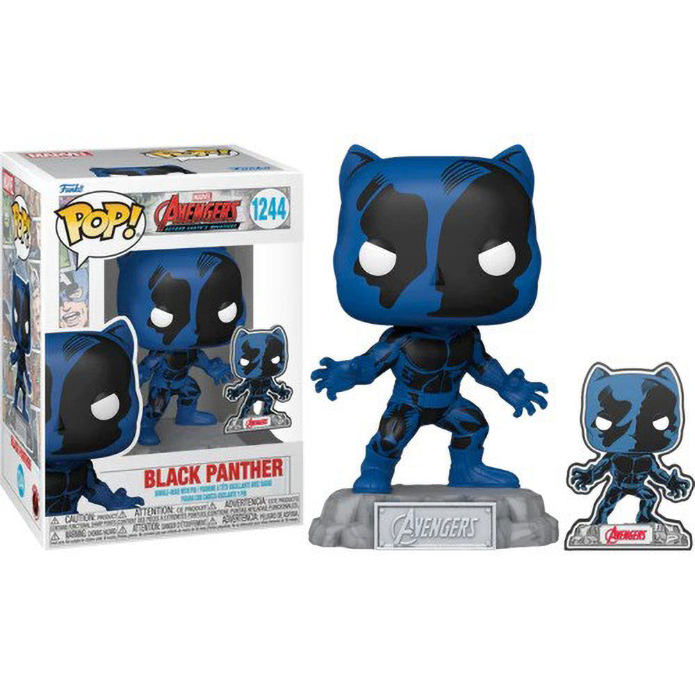 Funko POP! Marvel Avengers Black Panther with Enamel Pin 1244